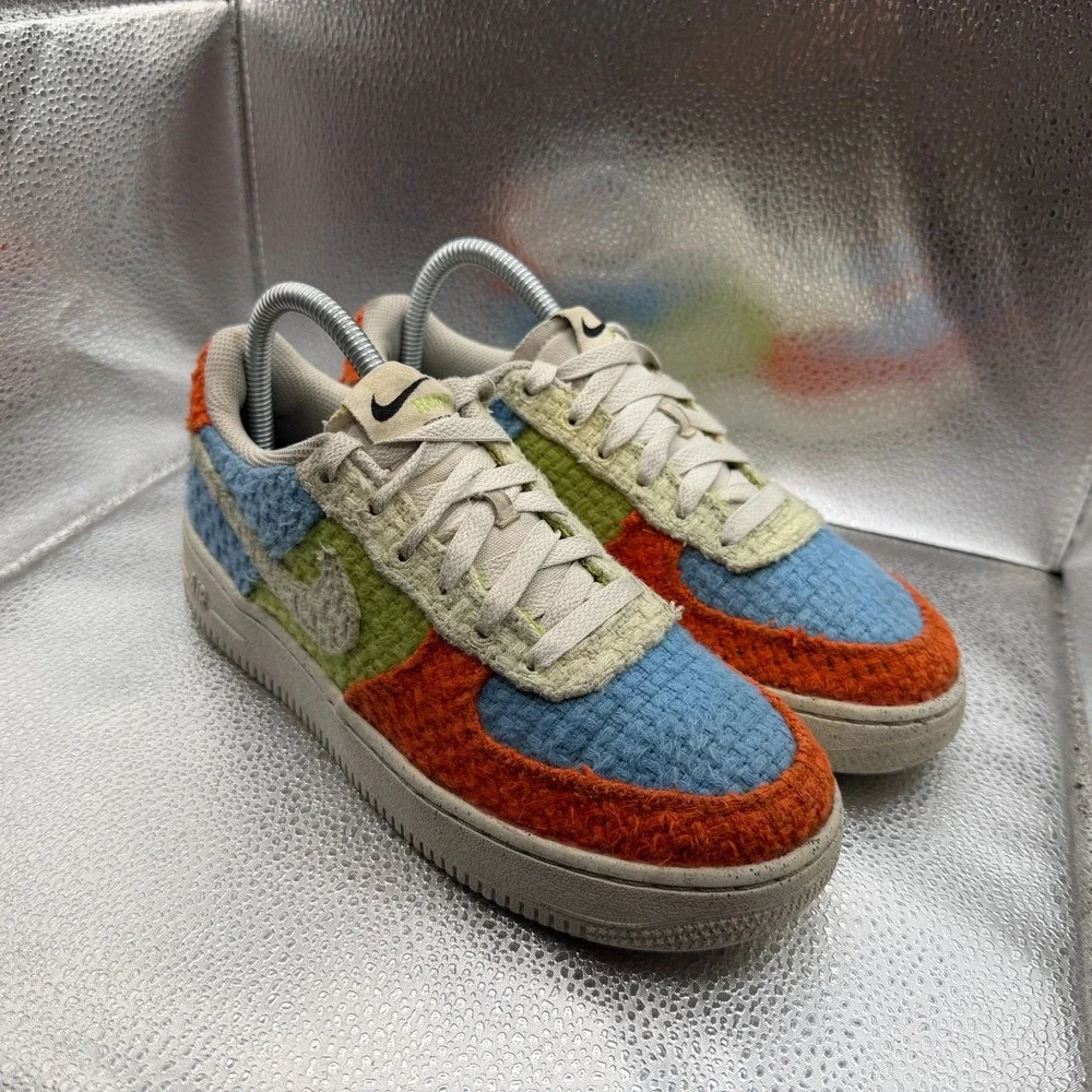 Size‎ 5.5Y Nike Air Force 1 LV8 Next Nature Low Hemp Multicolor Shoes DV2192-400